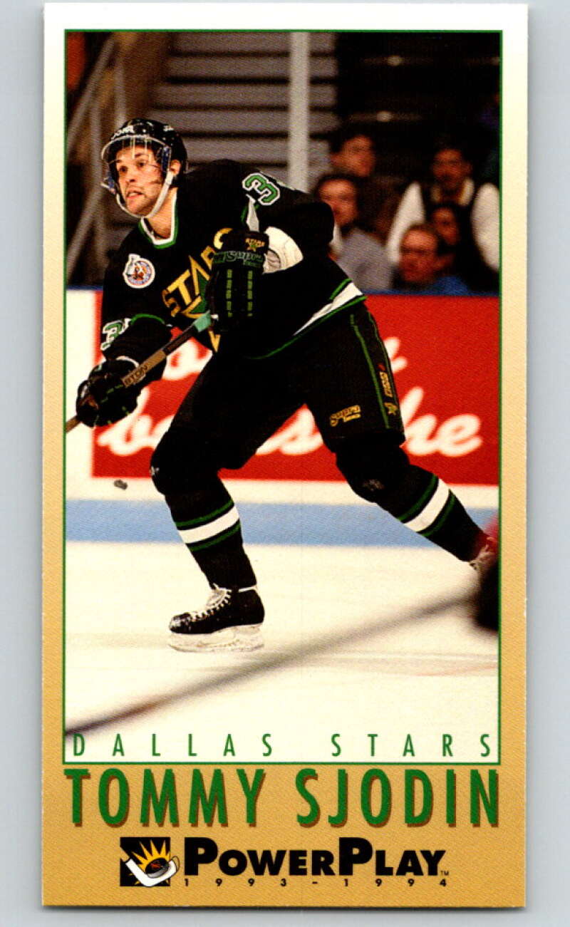 1993-94 PowerPlay #65 Tommy Sjodin  Dallas Stars  V77536 Image 1