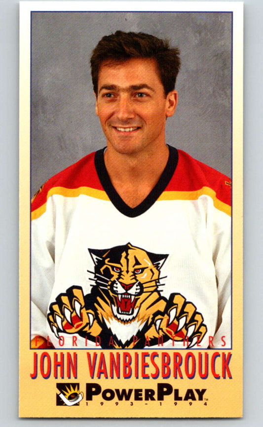 1993-94 PowerPlay #102 John Vanbiesbrouck  Florida Panthers  V77613 Image 1