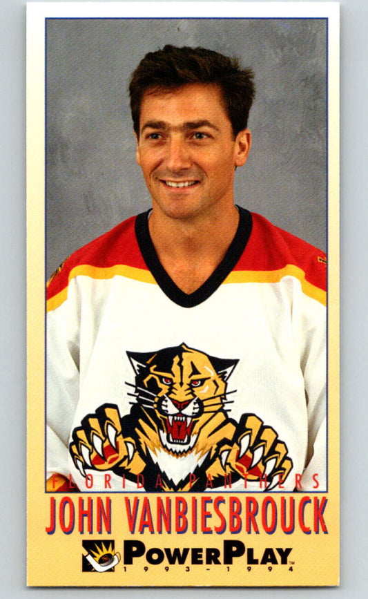1993-94 PowerPlay #102 John Vanbiesbrouck  Florida Panthers  V77614 Image 1