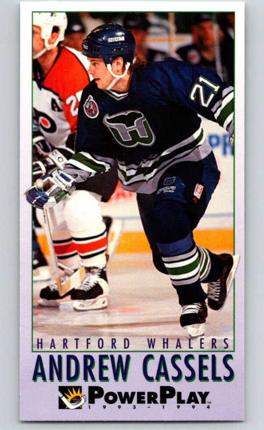 1993-94 PowerPlay #104 Andrew Cassels  Hartford Whalers  V77617 Image 1