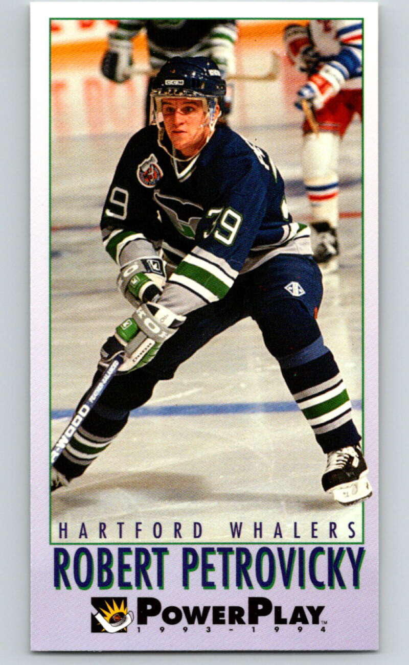 1993-94 PowerPlay #107 Robert Petrovicky  Hartford Whalers  V77623 Image 1