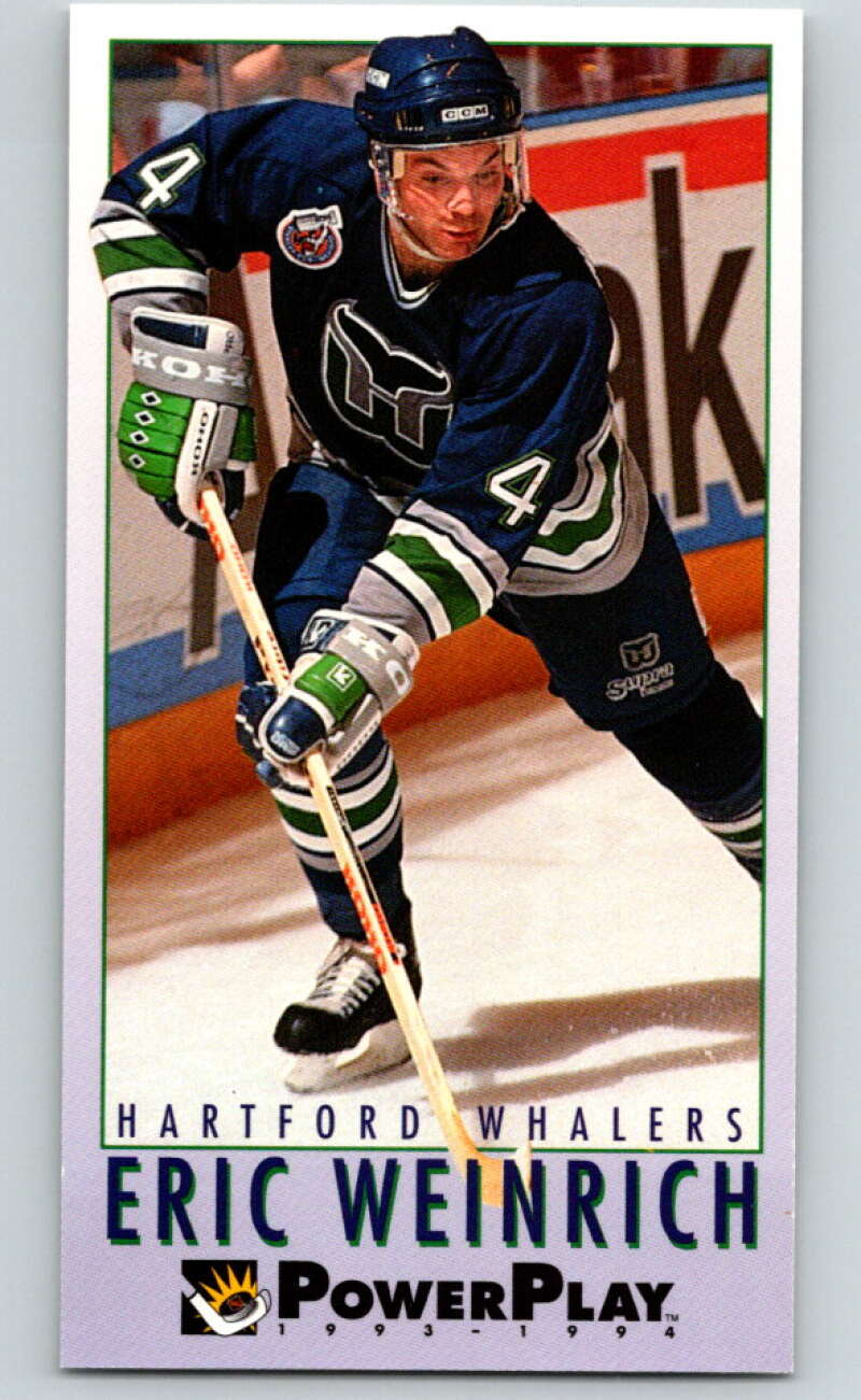 1993-94 PowerPlay #111 Eric Weinrich  Hartford Whalers  V77629 Image 1