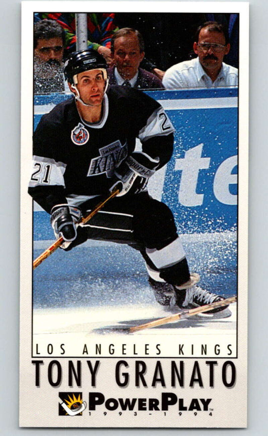 1993-94 PowerPlay #115 Tony Granato  Los Angeles Kings  V77635 Image 1