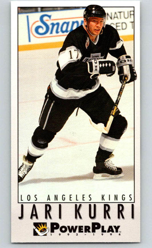 1993-94 PowerPlay #118 Jari Kurri  Los Angeles Kings  V77640 Image 1