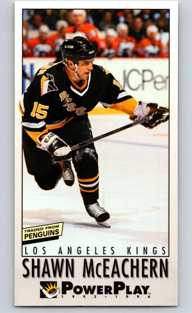 1993-94 PowerPlay #119 Shawn McEachern  Los Angeles Kings  V77642 Image 1