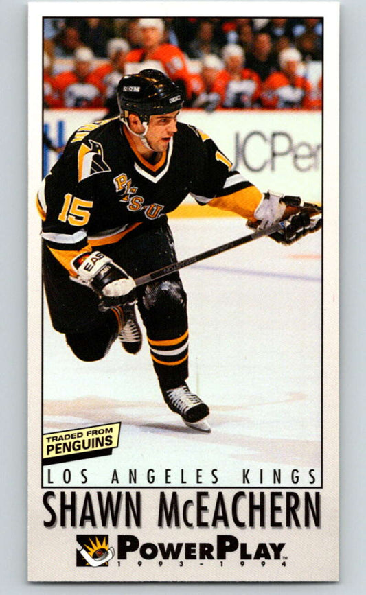 1993-94 PowerPlay #119 Shawn McEachern  Los Angeles Kings  V77642 Image 1