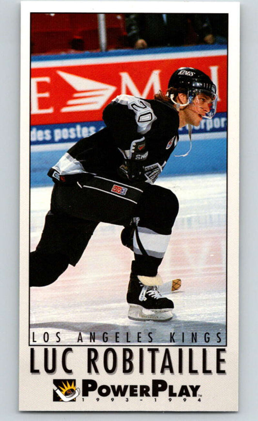 1993-94 PowerPlay #120 Luc Robitaille  Los Angeles Kings  V77644 Image 1