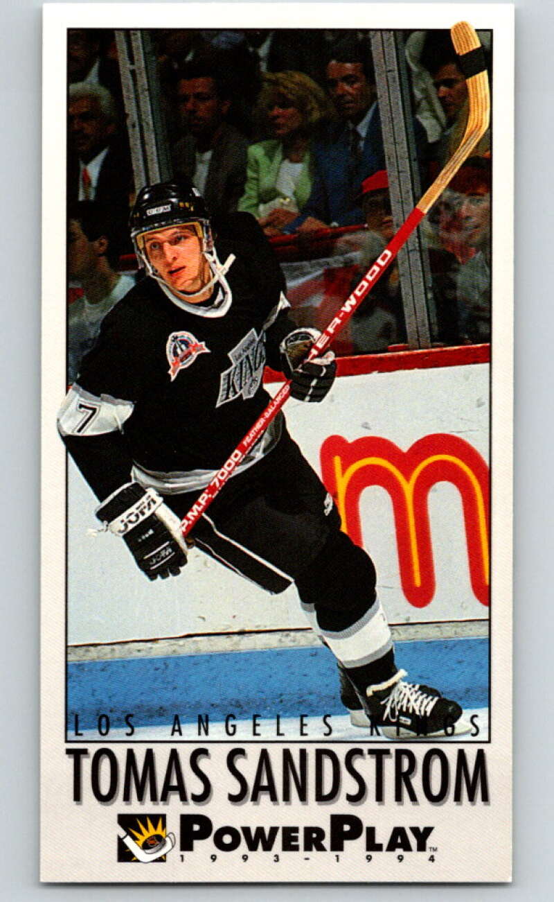 1993-94 PowerPlay #121 Tomas Sandstrom  Los Angeles Kings  V77646 Image 1