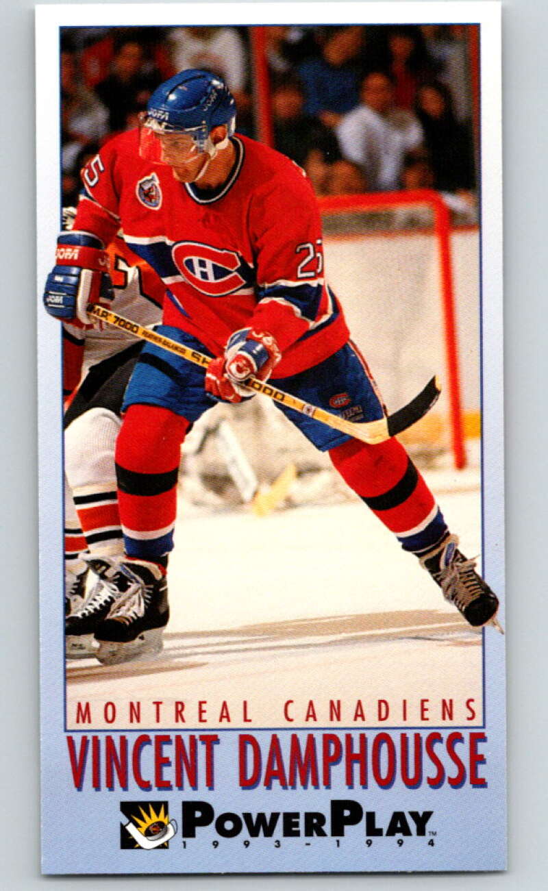 1993-94 PowerPlay #127 Vincent Damphousse  Montreal Canadiens  V77656 Image 1