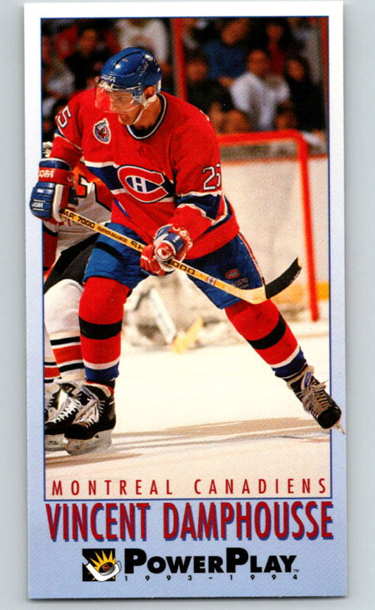 1993-94 PowerPlay #127 Vincent Damphousse  Montreal Canadiens  V77656 Image 1