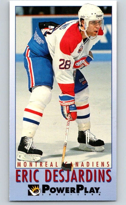 1993-94 PowerPlay #128 Eric Desjardins  Montreal Canadiens  V77657 Image 1