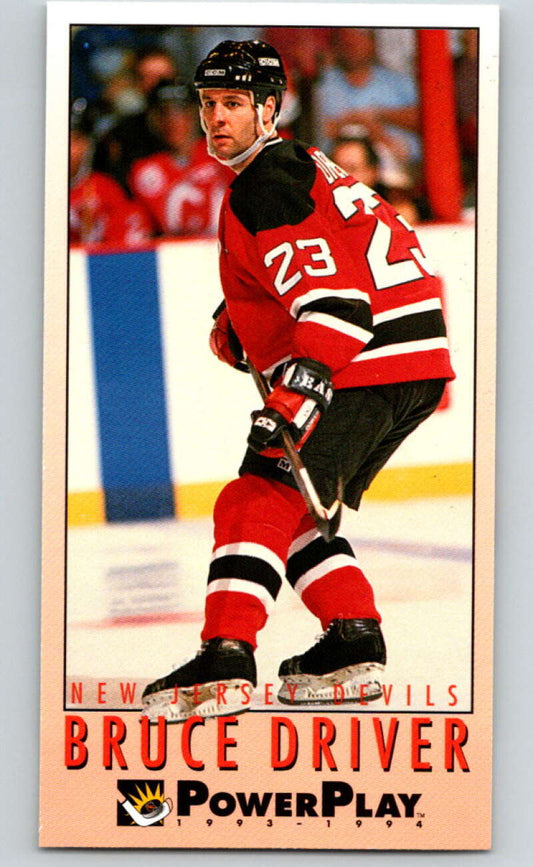 1993-94 PowerPlay #135 Bruce Driver  New Jersey Devils  V77669 Image 1