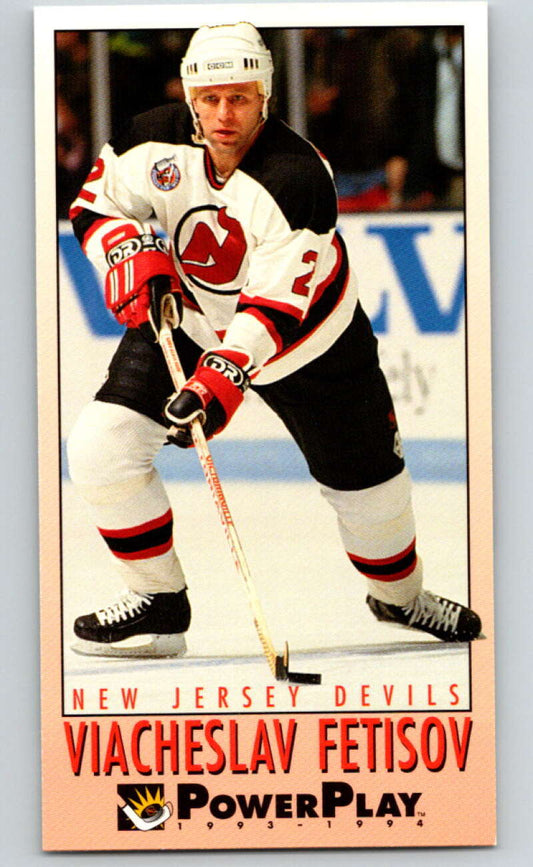 1993-94 PowerPlay #136 Slava Fetisov  New Jersey Devils  V77670 Image 1