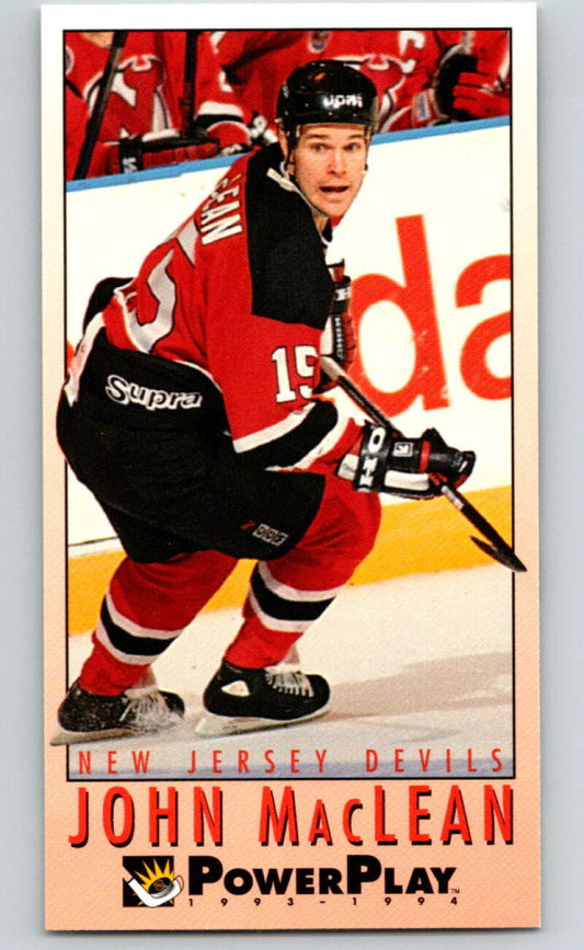 1993-94 PowerPlay #138 John MacLean  New Jersey Devils  V77674 Image 1