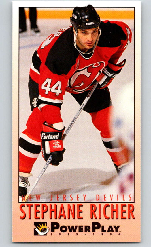 1993-94 PowerPlay #141 Stephane Richer  New Jersey Devils  V77681 Image 1