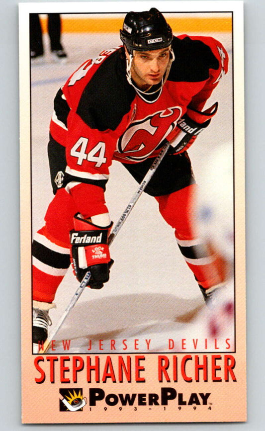 1993-94 PowerPlay #141 Stephane Richer  New Jersey Devils  V77682 Image 1