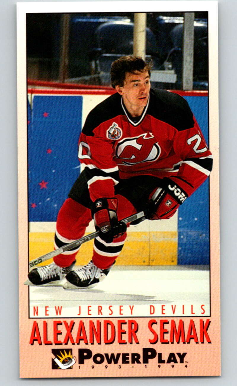 1993-94 PowerPlay #142 Alexander Semak  New Jersey Devils  V77684 Image 1