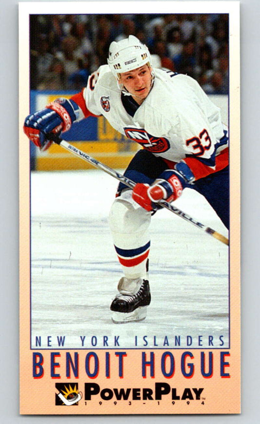 1993-94 PowerPlay #148 Benoit Hogue  New York Islanders  V77695 Image 1