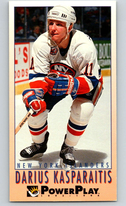 1993-94 PowerPlay #149 Darius Kasparaitis  New York Islanders  V77697 Image 1