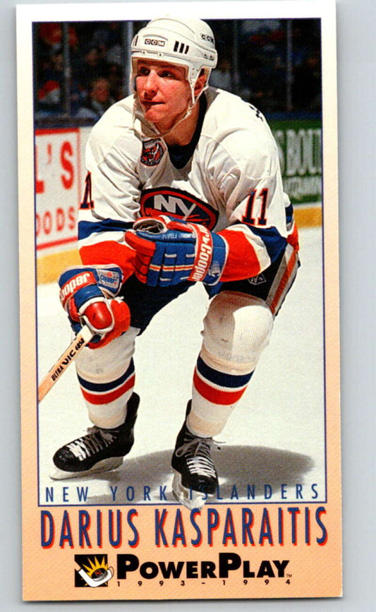 1993-94 PowerPlay #149 Darius Kasparaitis  New York Islanders  V77698 Image 1