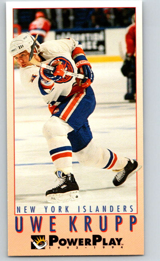 1993-94 PowerPlay #151 Uwe Krupp  New York Islanders  V77702 Image 1