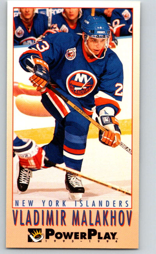 1993-94 PowerPlay #153 Vladimir Malakhov  New York Islanders  V77705 Image 1