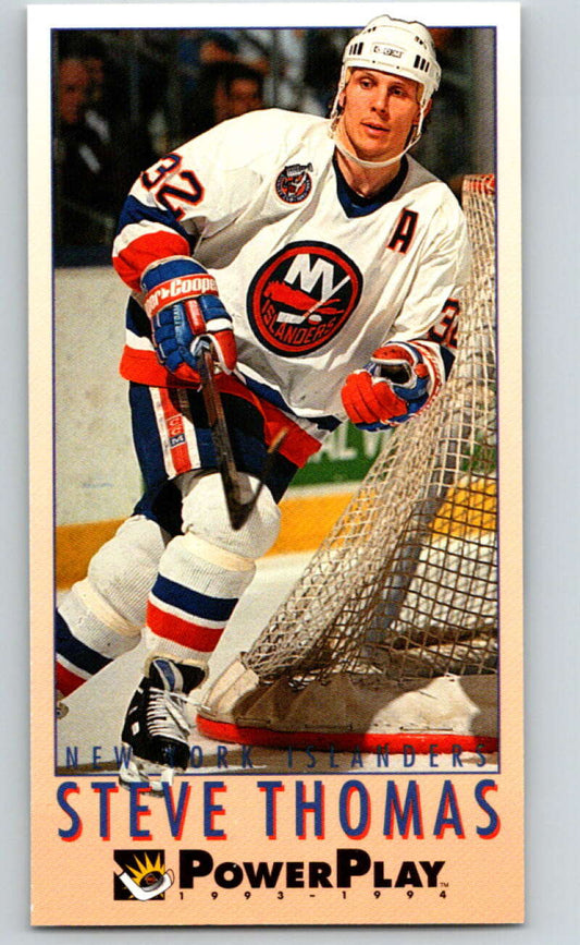 1993-94 PowerPlay #154 Steve Thomas  New York Islanders  V77706 Image 1