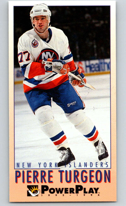 1993-94 PowerPlay #155 Pierre Turgeon  New York Islanders  V77708 Image 1