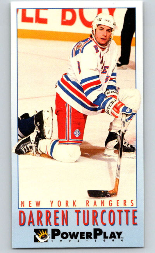 1993-94 PowerPlay #166 Darren Turcotte  New York Rangers  V77726 Image 1