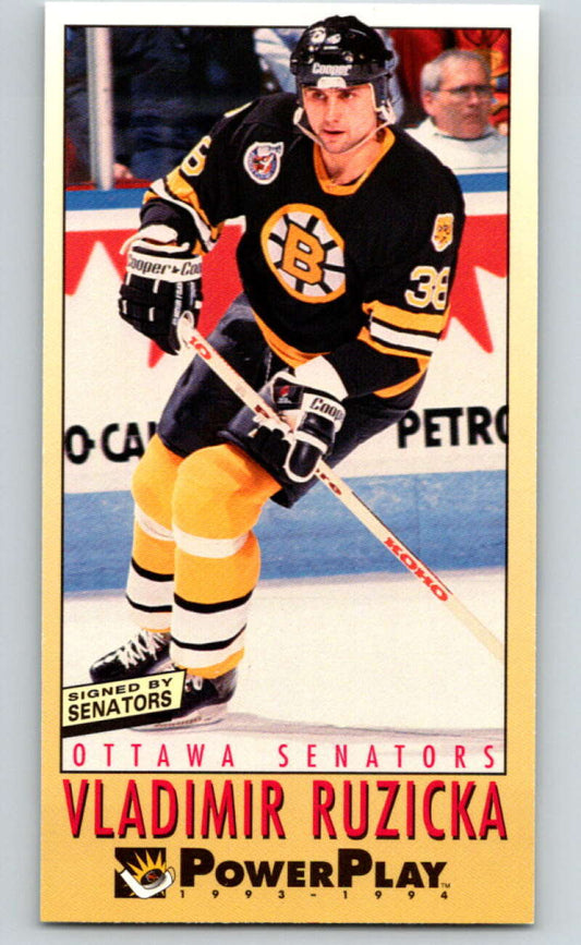 1993-94 PowerPlay #174 Vladimir Ruzicka  Ottawa Senators  V77742 Image 1