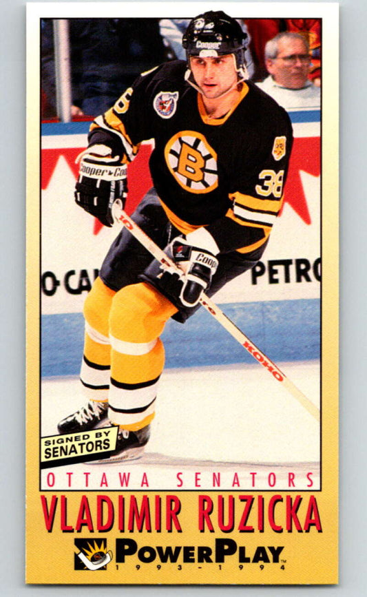 1993-94 PowerPlay #174 Vladimir Ruzicka  Ottawa Senators  V77743 Image 1