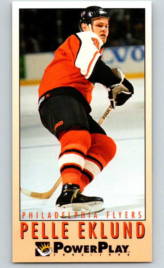 1993-94 PowerPlay #180 Pelle Eklund  Philadelphia Flyers  V77754 Image 1