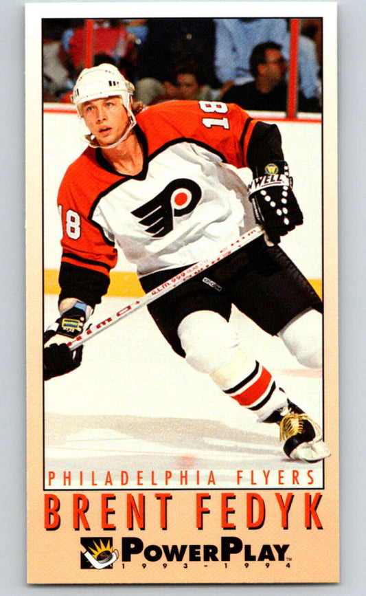 1993-94 PowerPlay #181 Brent Fedyk  Philadelphia Flyers  V77755 Image 1