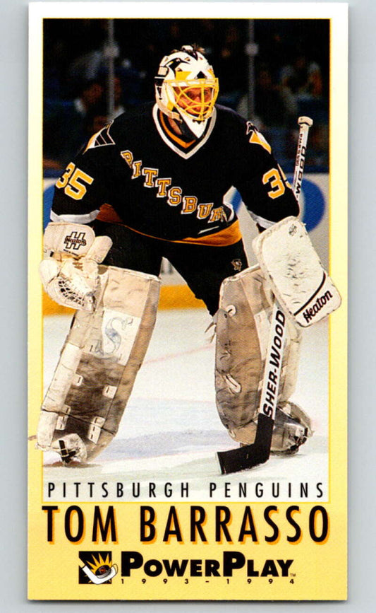 1993-94 PowerPlay #187 Tom Barrasso  Pittsburgh Penguins  V77767 Image 1