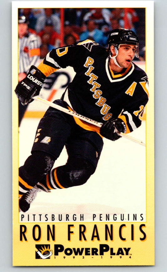 1993-94 PowerPlay #188 Ron Francis  Pittsburgh Penguins  V77769 Image 1