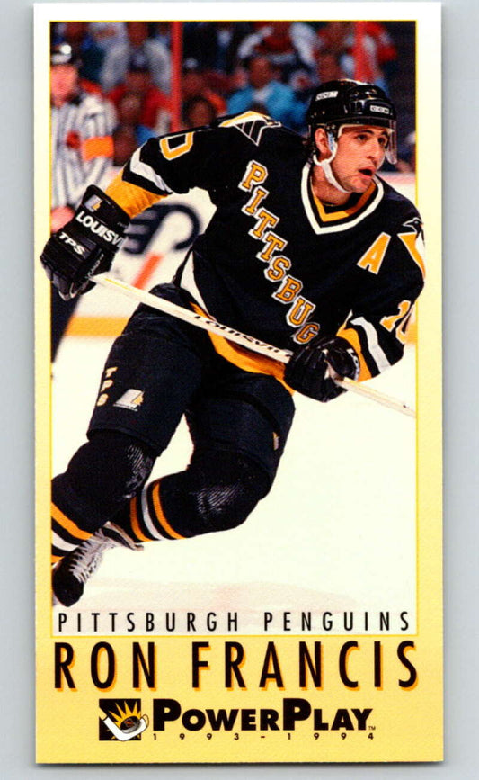 1993-94 PowerPlay #188 Ron Francis  Pittsburgh Penguins  V77770 Image 1