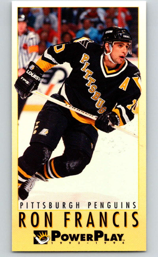 1993-94 PowerPlay #188 Ron Francis  Pittsburgh Penguins  V77771 Image 1