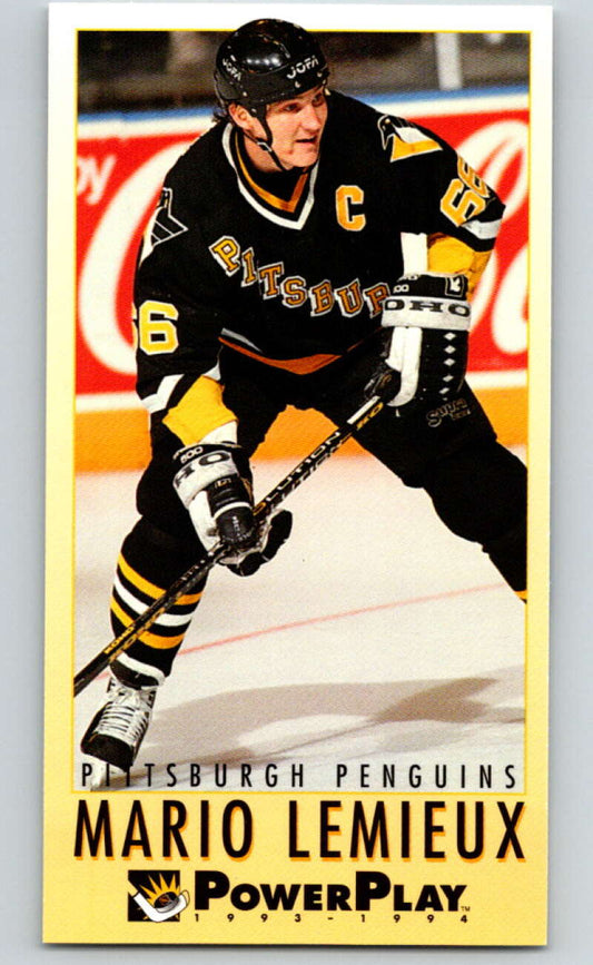 1993-94 PowerPlay #190 Mario Lemieux  Pittsburgh Penguins  V77774 Image 1