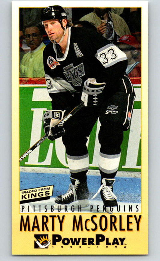 1993-94 PowerPlay #191 Marty McSorley  Pittsburgh Penguins  V77776 Image 1
