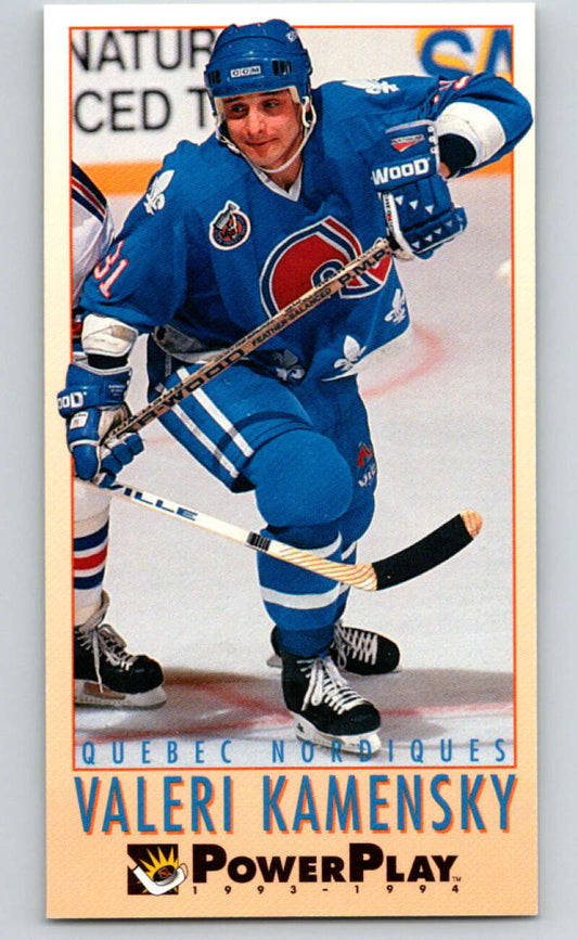 1993-94 PowerPlay #199 Valeri Kamensky  Quebec Nordiques  V77791 Image 1