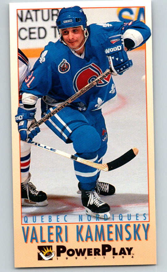 1993-94 PowerPlay #199 Valeri Kamensky  Quebec Nordiques  V77792 Image 1