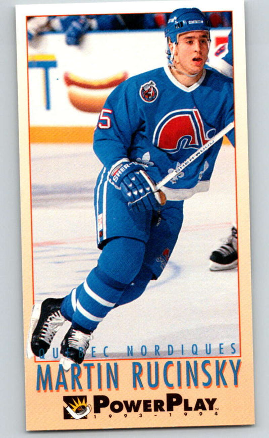 1993-94 PowerPlay #203 Martin Rucinsky  Quebec Nordiques  V77801 Image 1