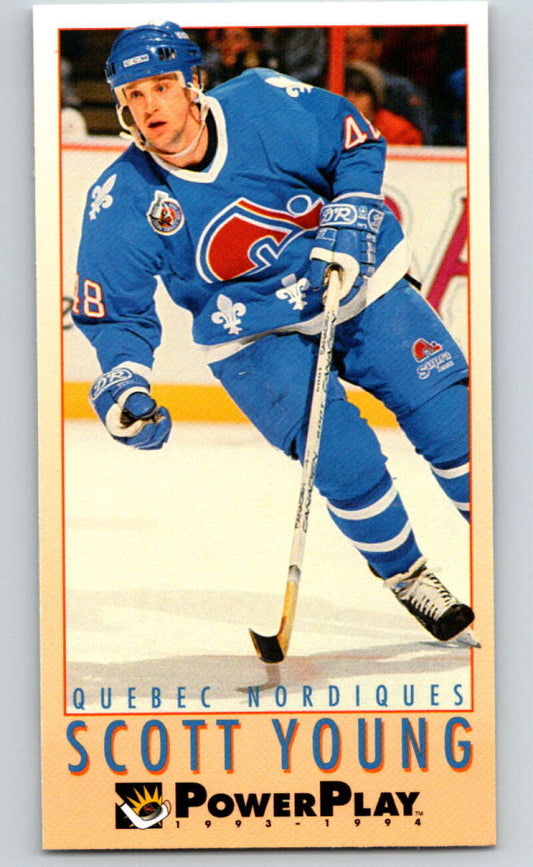 1993-94 PowerPlay #206 Scott Young  Quebec Nordiques  V77809 Image 1