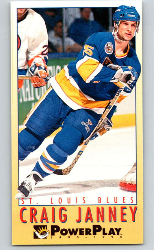 1993-94 PowerPlay #212 Craig Janney  St. Louis Blues  V77819 Image 1