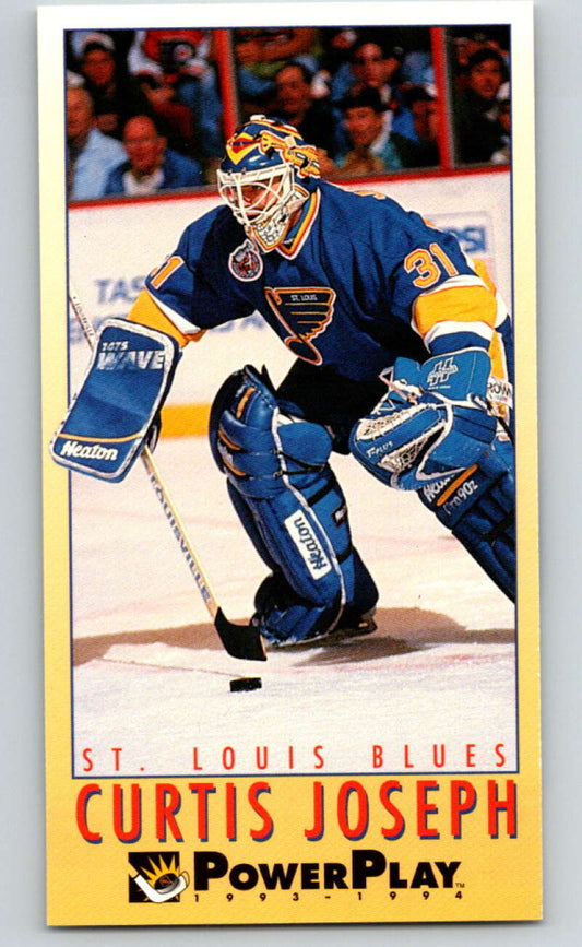 1993-94 PowerPlay #213 Curtis Joseph  St. Louis Blues  V77822 Image 1