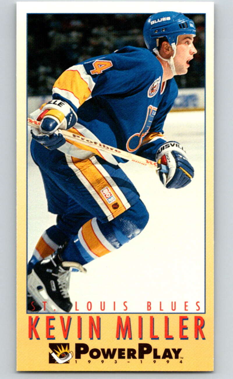 1993-94 PowerPlay #215 Kevin Miller  St. Louis Blues  V77828 Image 1