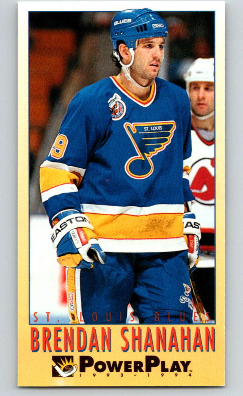 1993-94 PowerPlay #216 Brendan Shanahan  St. Louis Blues  V77831 Image 1