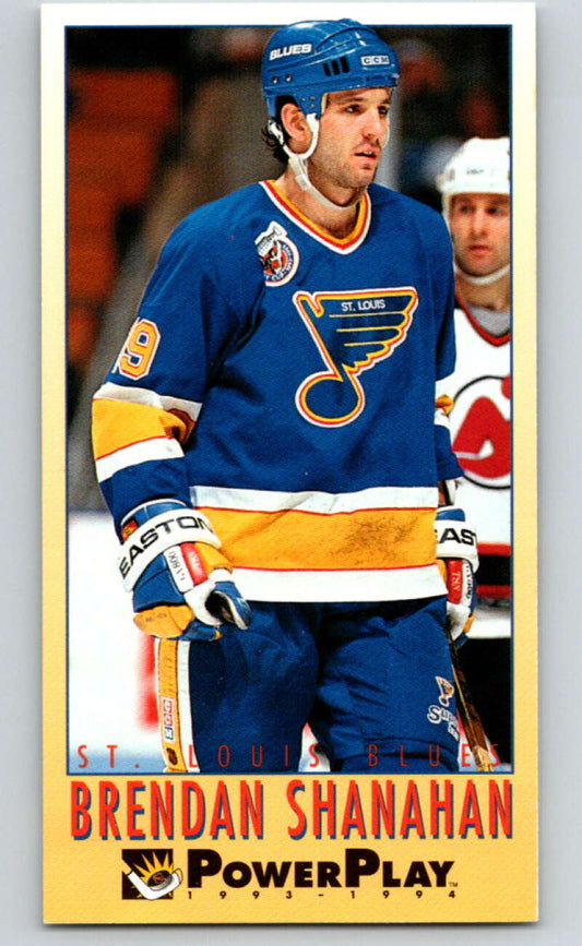 1993-94 PowerPlay #216 Brendan Shanahan  St. Louis Blues  V77832 Image 1
