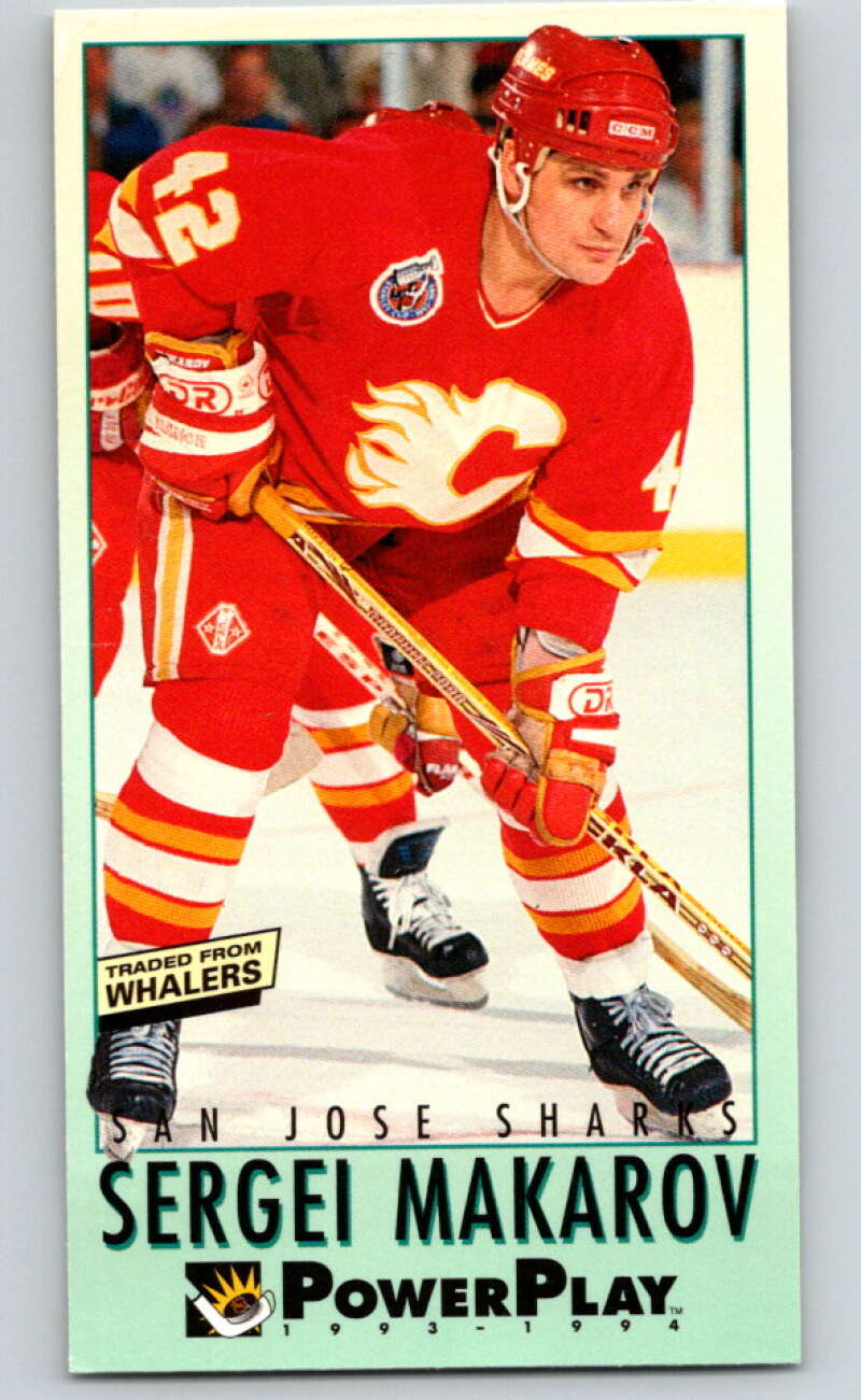 1993-94 PowerPlay #222 Sergei Makarov  San Jose Sharks  V77847 Image 1