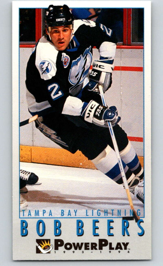 1993-94 PowerPlay #227 Bob Beers  Tampa Bay Lightning  V77857 Image 1